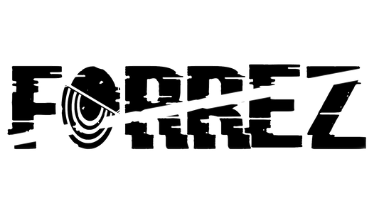 Forrez text logo sticker